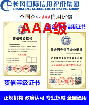 茂名企業信用等級申辦指南與市場調查分析